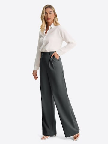 Imily Bela Wide leg Bandplooibroek in Grijs