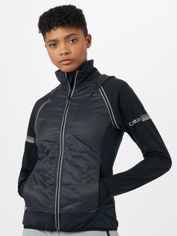 Veste outdoor CMP en noir : devant