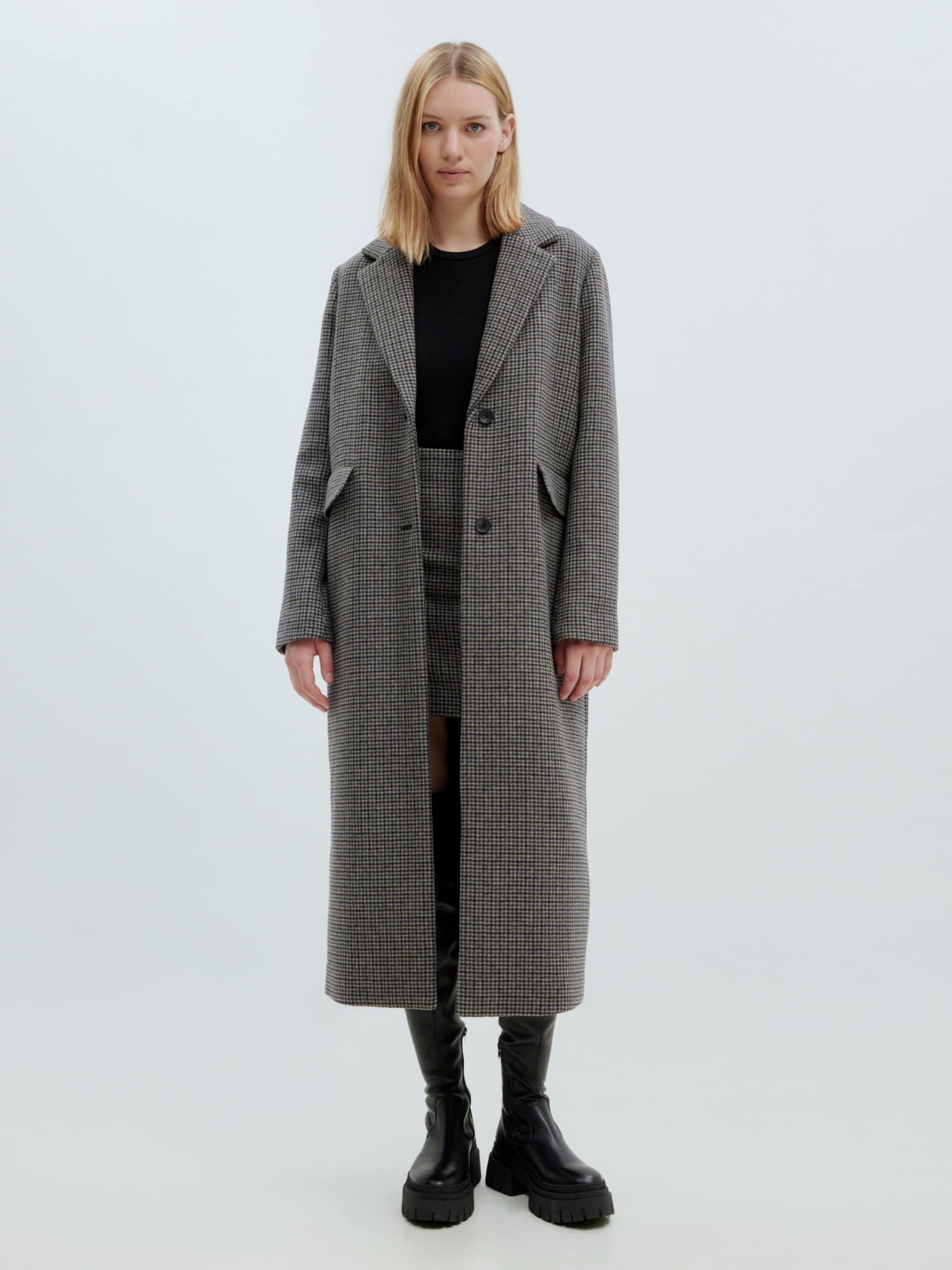 EDITED Produits Manteau mi-saison 'Ninette' gris