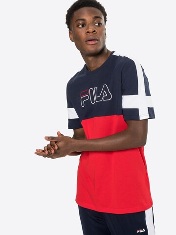 T-Shirt fonctionnel 'Jadon' FILA en rouge : devant