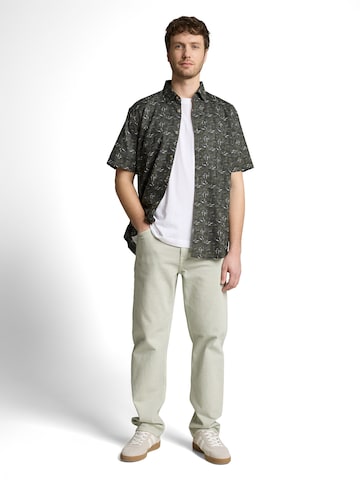 TOM TAILOR Regular fit Button Up Shirt in Green