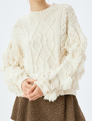 Koton Sweatershirt in Weiß