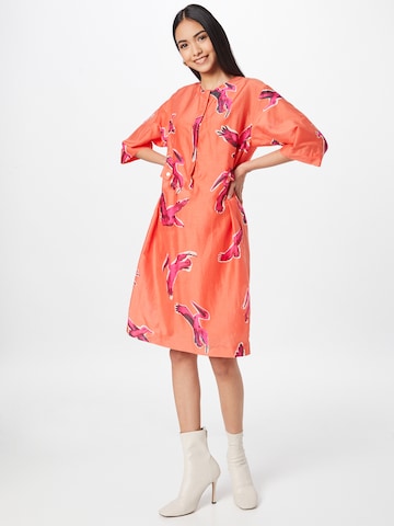 LANIUS Shirt Dress in Orange