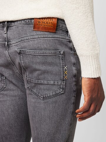 melns SCOTCH & SODA Šaurs Džinsi 'Skim skinny jeans  — Phantom Black'