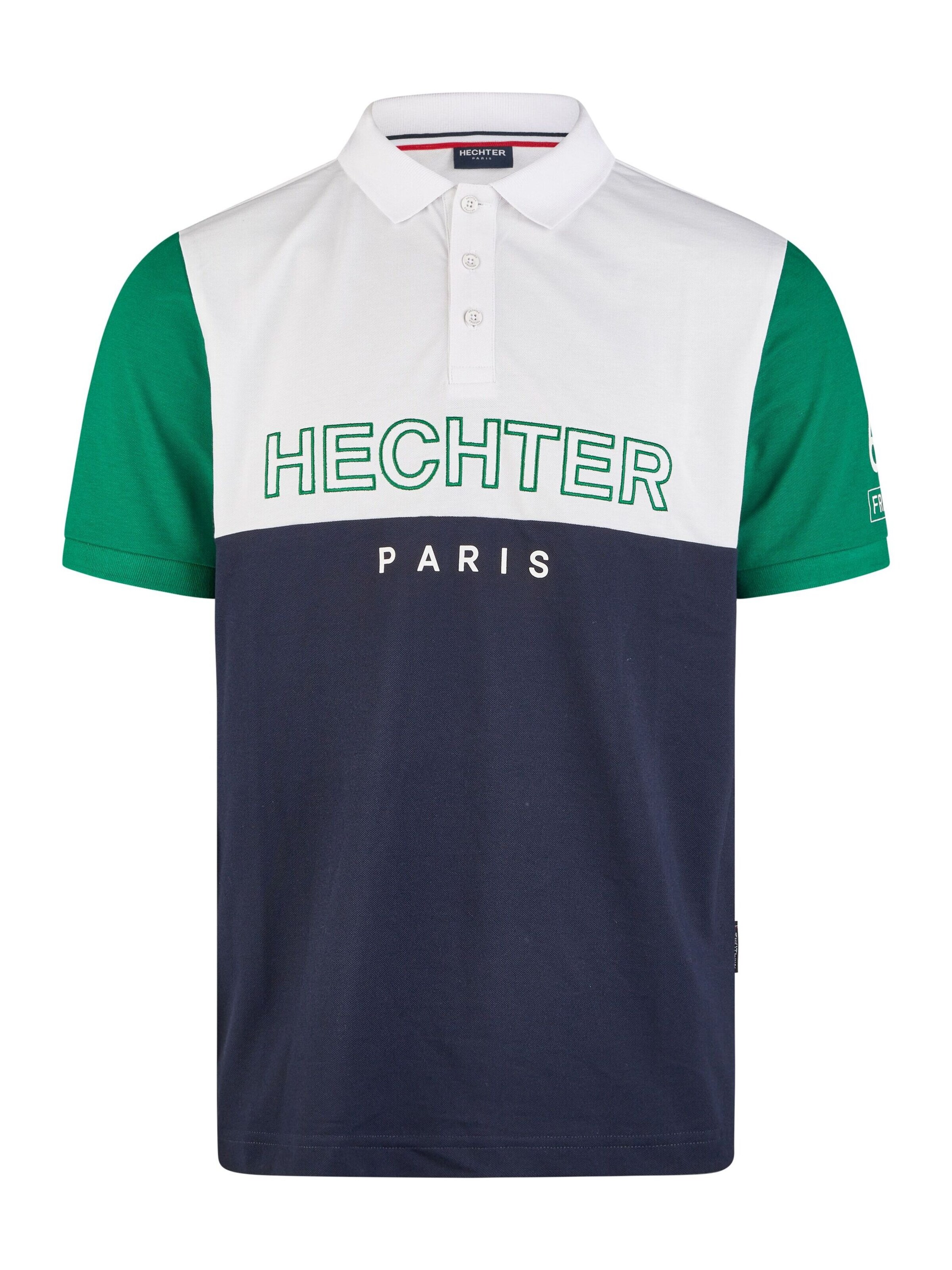 T-Shirt HECHTER PARIS en vert : devant