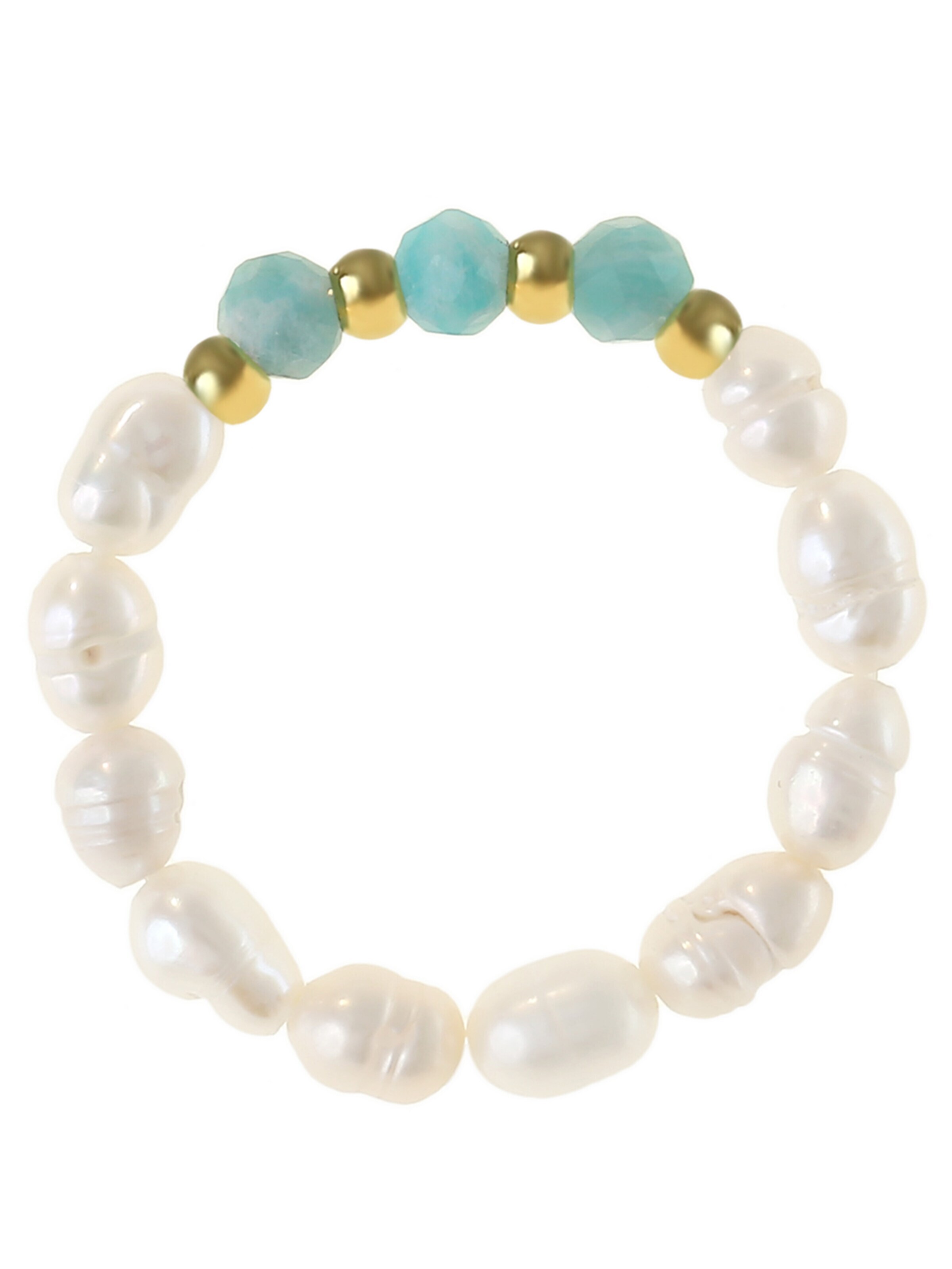 Made by Nami Ring 'Perlenring' in White