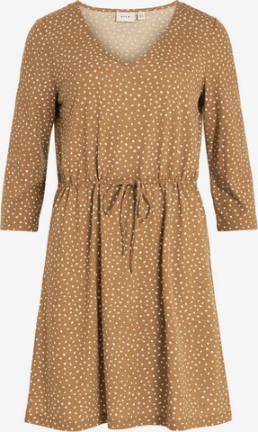 VILA Dress in Brown: front