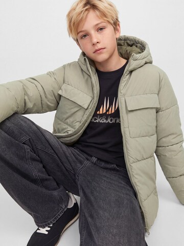 Jack & Jones Junior Winterjas in Grijs