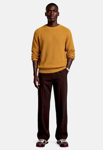 Loosefit Pantaloni con piega frontale di zero in marrone