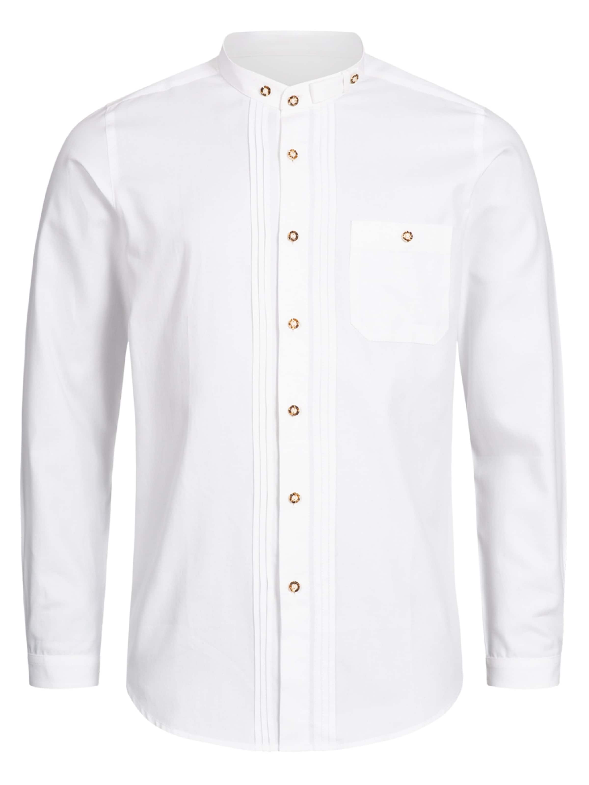 STOCKERPOINT Regular fit Overhemd 'Fredi' in Wit: voorkant