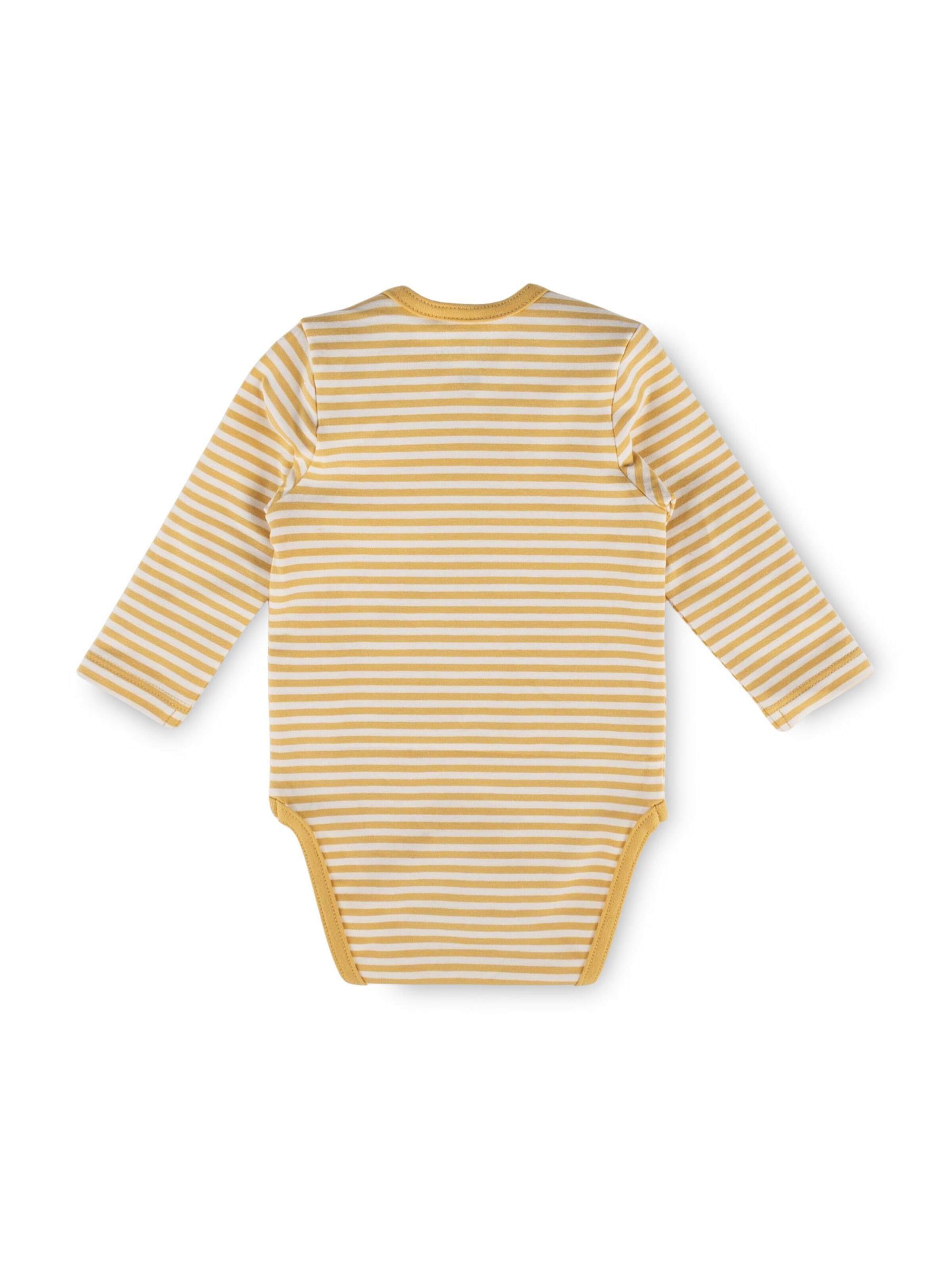 SIGIKID Romper/Bodysuit 'Body, langarm Classic Baby' in Yellow