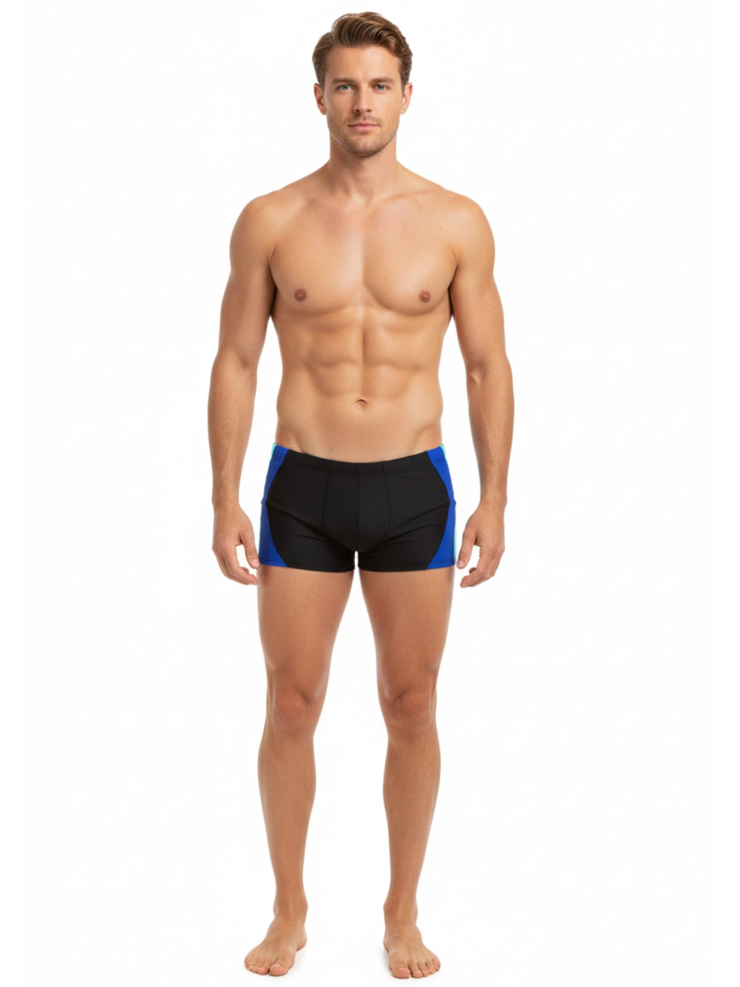 Luvanni Badeshorts 'Badehose TS9-10'‌‌‌ in Blau: Vorderseite