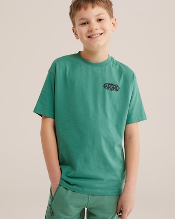 Maglietta di WE Fashion in verde: frontale