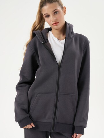 LOUIS LECLER Sweat jacket 'Selara' in Grey