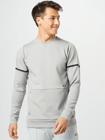 OAKLEY Sport-Sweatshirt in Grau: Vorderseite