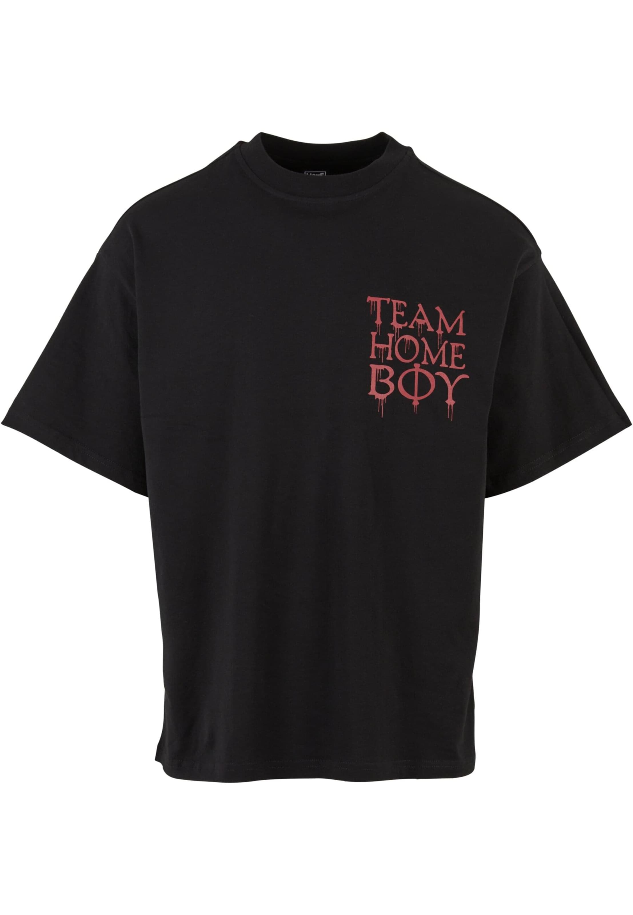 HOMEBOY Shirt 'Team' in Black: front