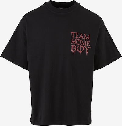 HOMEBOY Μπλουζάκι 'Team' σε κόκκινο παστέλ / μαύρο, Άποψη προϊόντος
