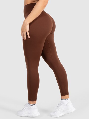 Skinny Pantalon de sport 'Advance Pro' Smilodox en marron