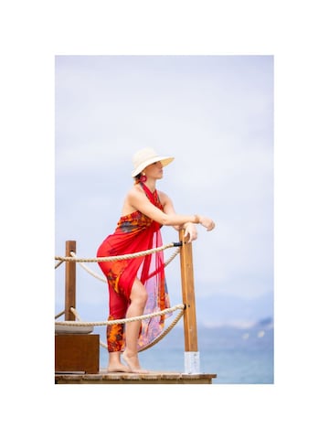 alberto cabale Strandkleid 'FLORA'‌‌‌‌‌‌‌ in Rot