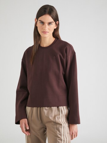 ADIDAS ORIGINALS Sweatshirt 'Essential' in Brown: front