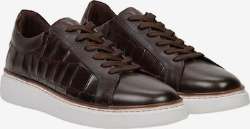 Desa Slip-on 'Schnürschuhe' in Brown: front