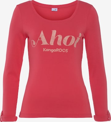 KangaROOS Shirt in Red: front