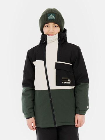 PROTEST Sports jacket 'PRTTrax JR' in Green: front
