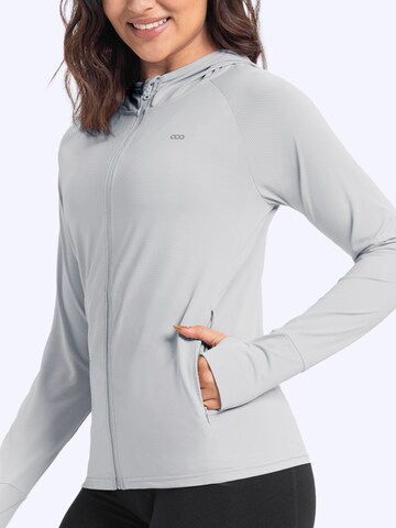 33,000ft Athletic Sweatshirt '33,000ft Women's Sun Protection Jacket' in Silver