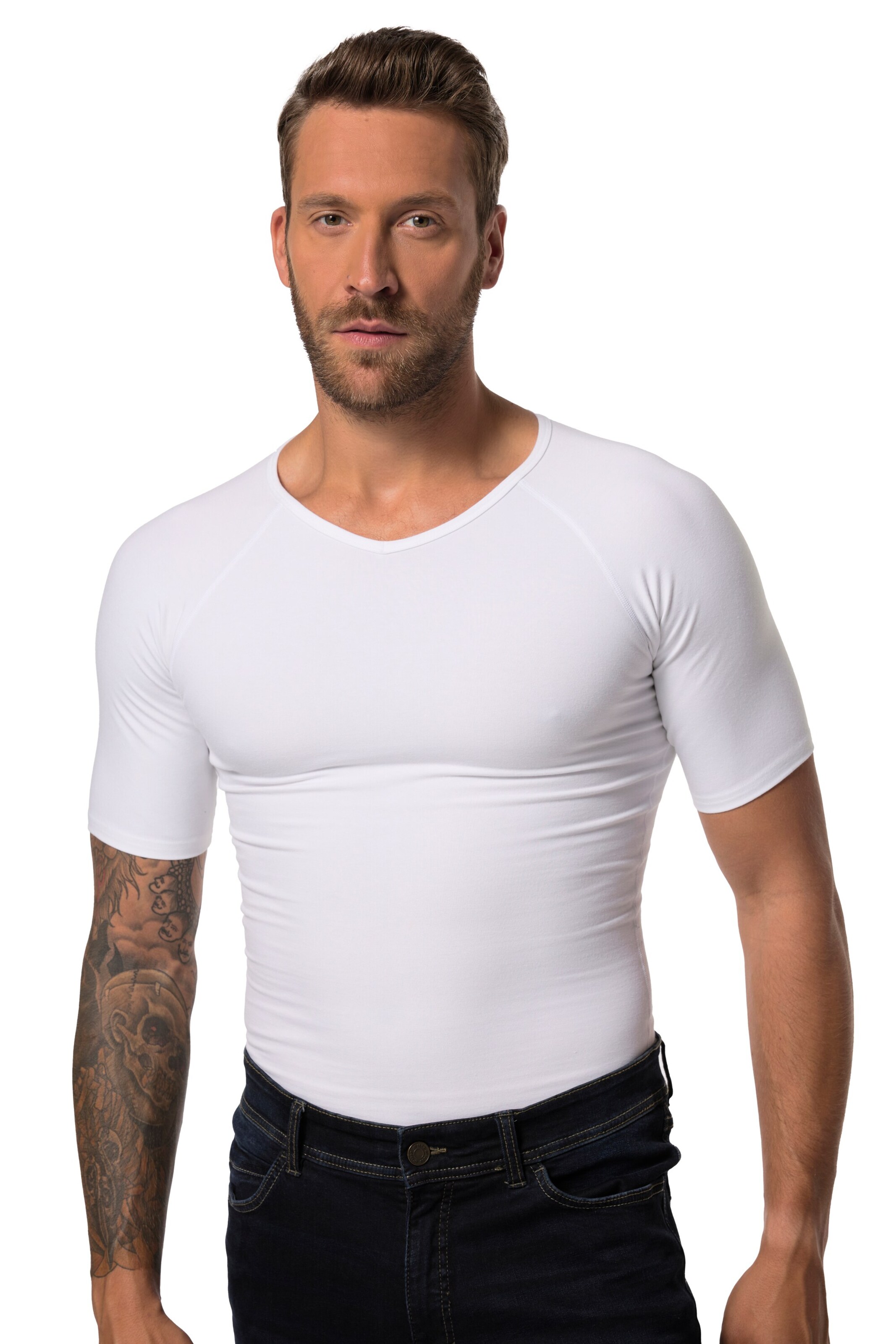 JP1880 Onderhemd in Wit: voorkant