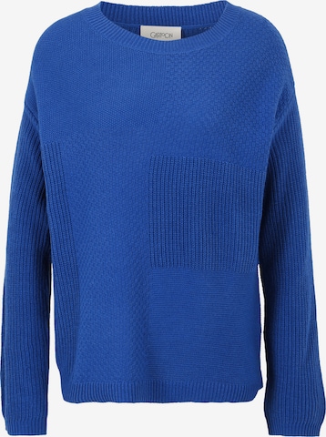 Cartoon Sweater in Blue: front