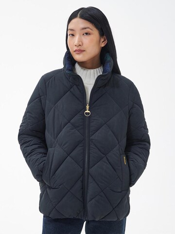 Barbour Winterjas in Blauw: voorkant