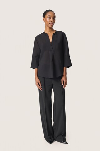 Chemisier 'SLAlbia' SOAKED IN LUXURY en noir