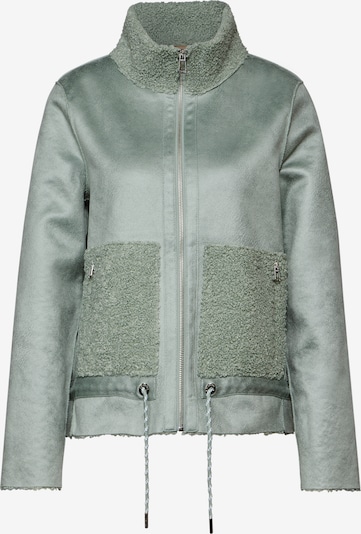 STREET ONE Jacke im Shearling-Look in grün, Produktansicht