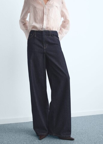 MANGO Wide leg Jeans 'Max' in Blue: front
