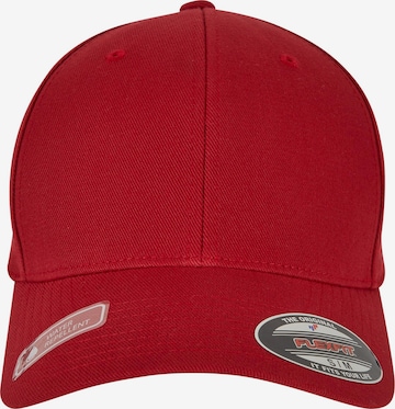 Casquette Flexfit en rouge : devant