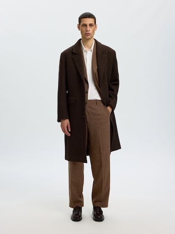 SELECTED Regular Pantalon in Bruin