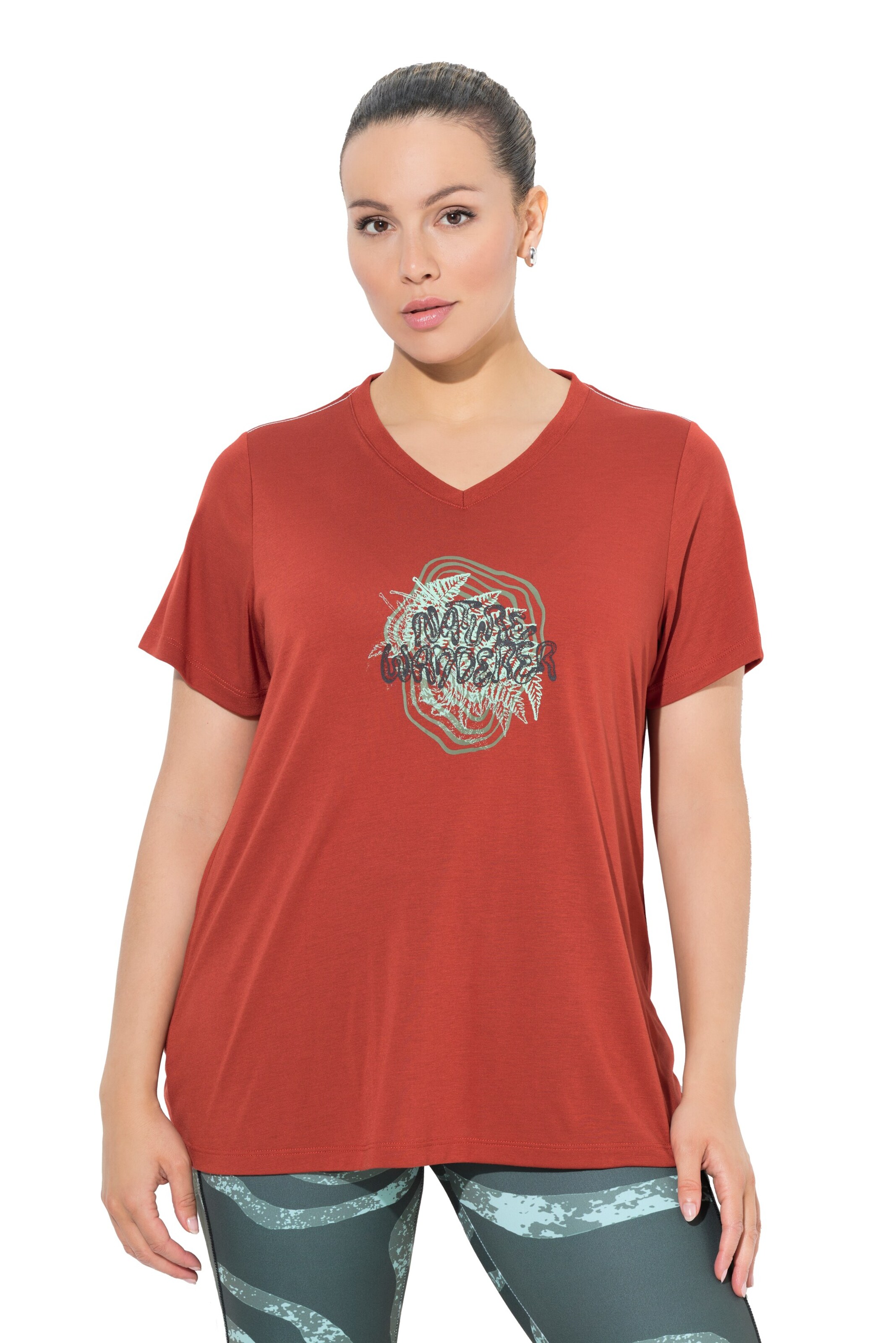 Ulla Popken Shirt in Red: front
