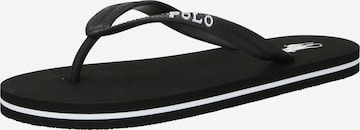 Polo Ralph Lauren - Sapatos abertos 'CAMINO' em preto: frente