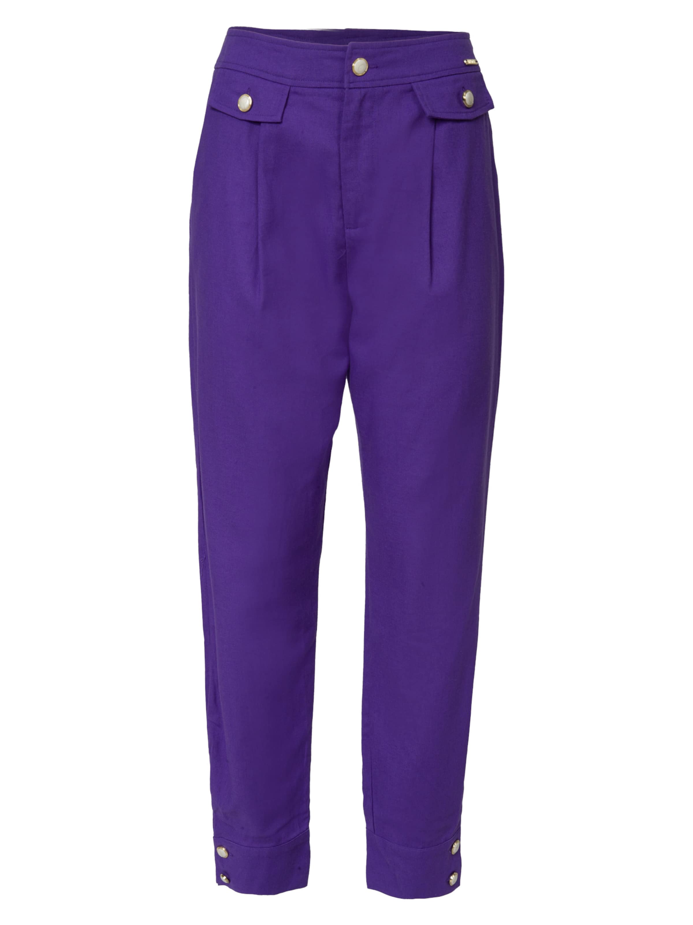 Influencer Kalhoty se sklady v pase - fialkově modrá, Produkt