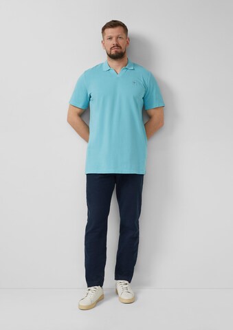 s.Oliver Men Tall Sizes Shirt in Blue