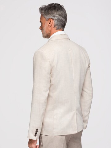 Coupe regular Veste de costume Ombre en beige