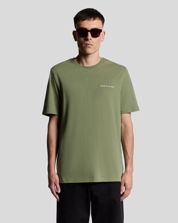 Lyle & Scott Shirt in Groen: voorkant