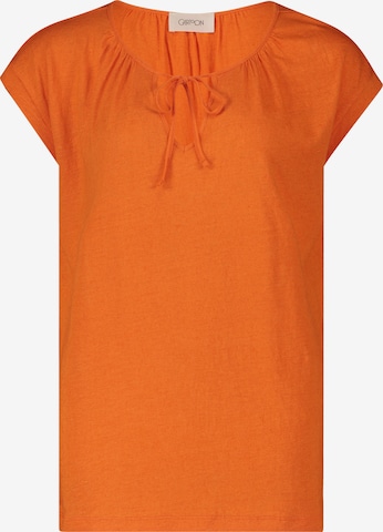 T-shirt Cartoon en orange : devant