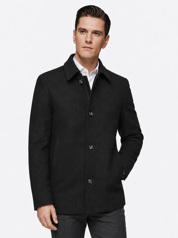 ALLTHEMEN Wintermantel 'Raureif'‌ in Schwarz