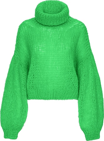 americandreams Oversizepullover 'Pepper' in Grün: Vorderseite