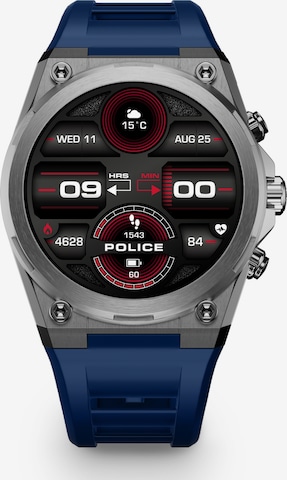 POLICE Digital watch ' My.Avatar 2 ' in Blue: front