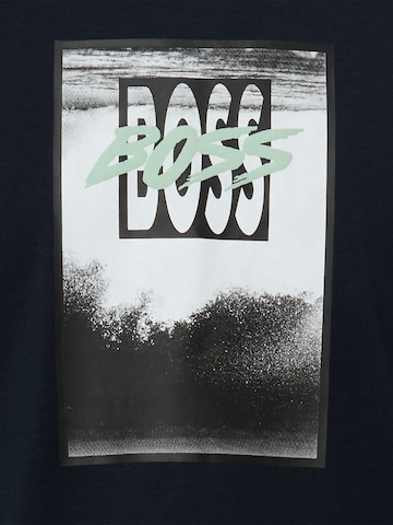 BOSS T-Shirt ' Dj ' in Blau