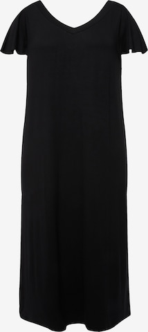 Robe Ulla Popken en noir : devant