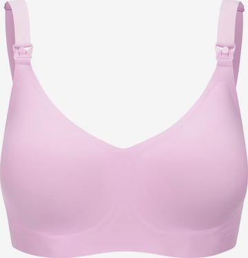 Bustier Soutien-gorge 'Comfort Maternity Still-BH ohne Bügel' cfab en violet : devant
