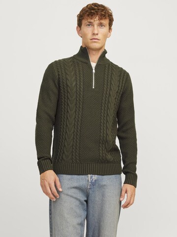 JACK & JONES Pullover i grøn: forside